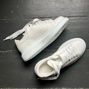 Alexander McQueen oversized white sneakers